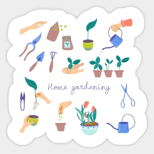 Home Gardening Sticker